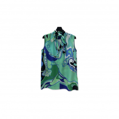 PUCCI MARMO PRINT SILK SHIRT